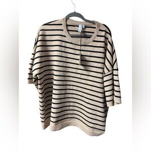 Striped Crew Neck Sweater